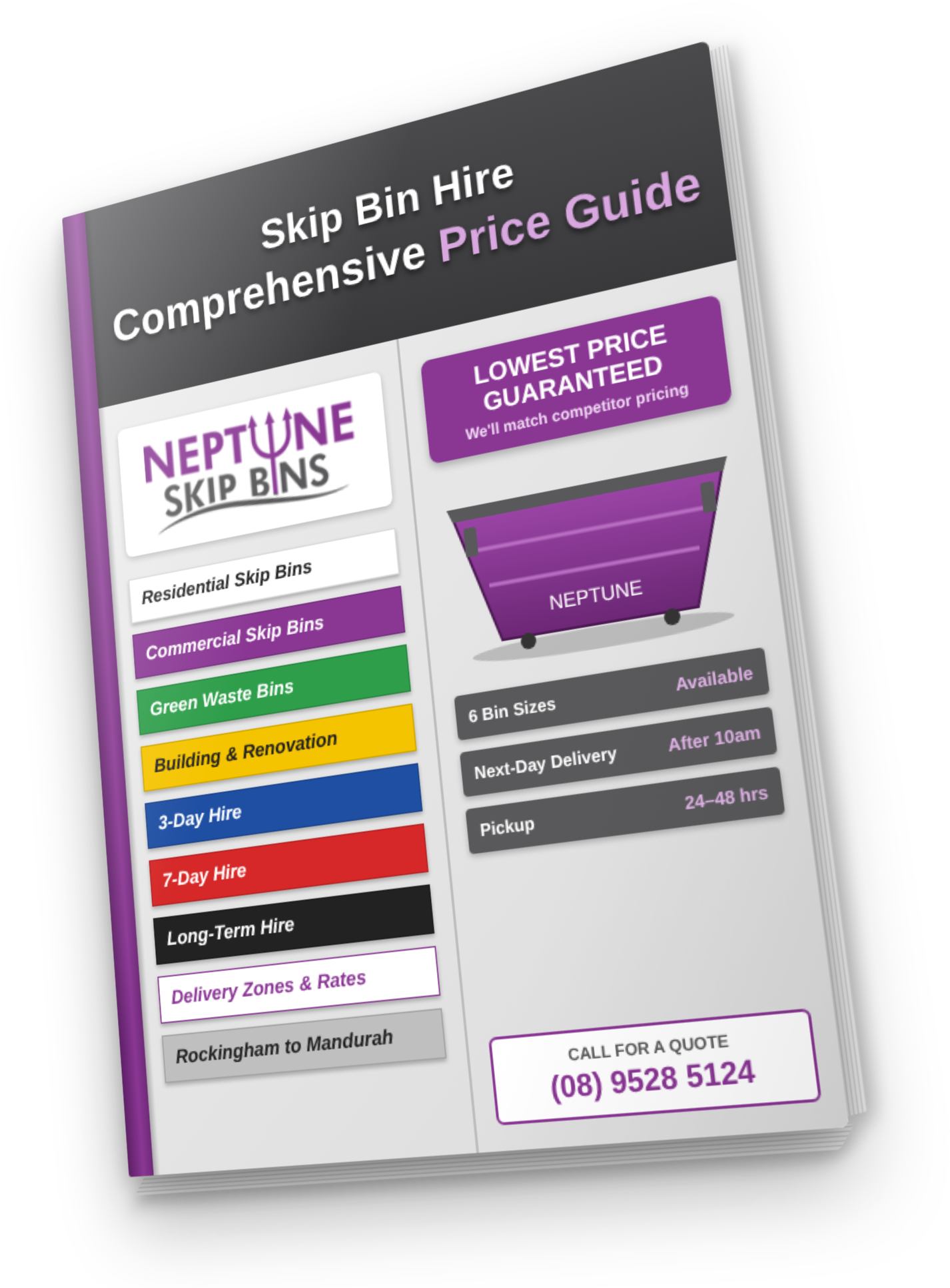 Neptune Skip Bin Pricing Guide